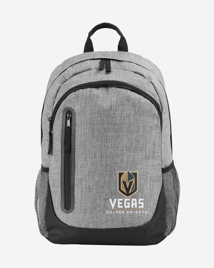 Vegas Golden Knights Heather Grey Bold Color Backpack FOCO - FOCO.com