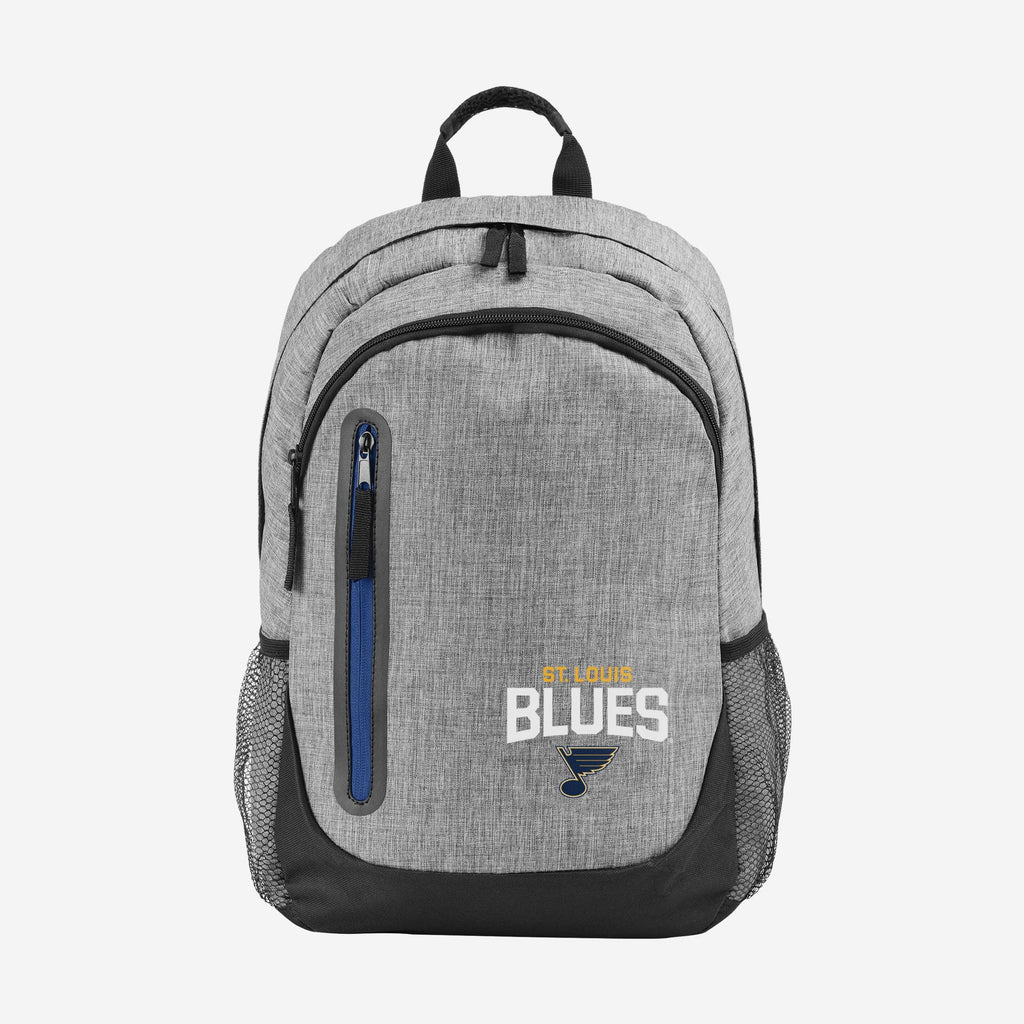 St Louis Blues Heather Grey Bold Color Backpack FOCO - FOCO.com