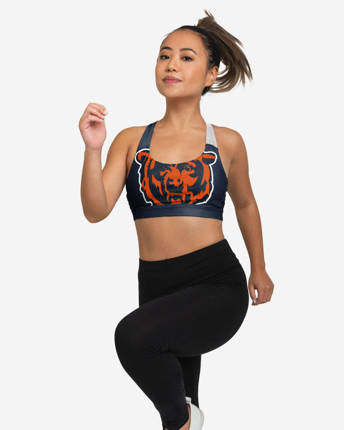 Chicago Bears Womens Free Fan Sports Bra FOCO - FOCO.com