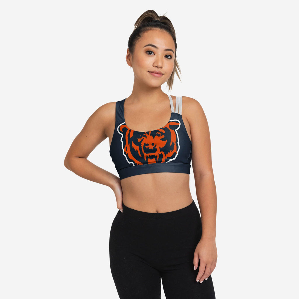 Chicago Bears Womens Free Fan Sports Bra FOCO S - FOCO.com