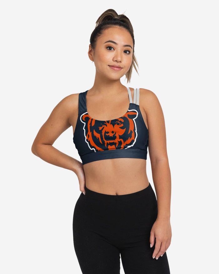 Chicago Bears Womens Free Fan Sports Bra FOCO S - FOCO.com