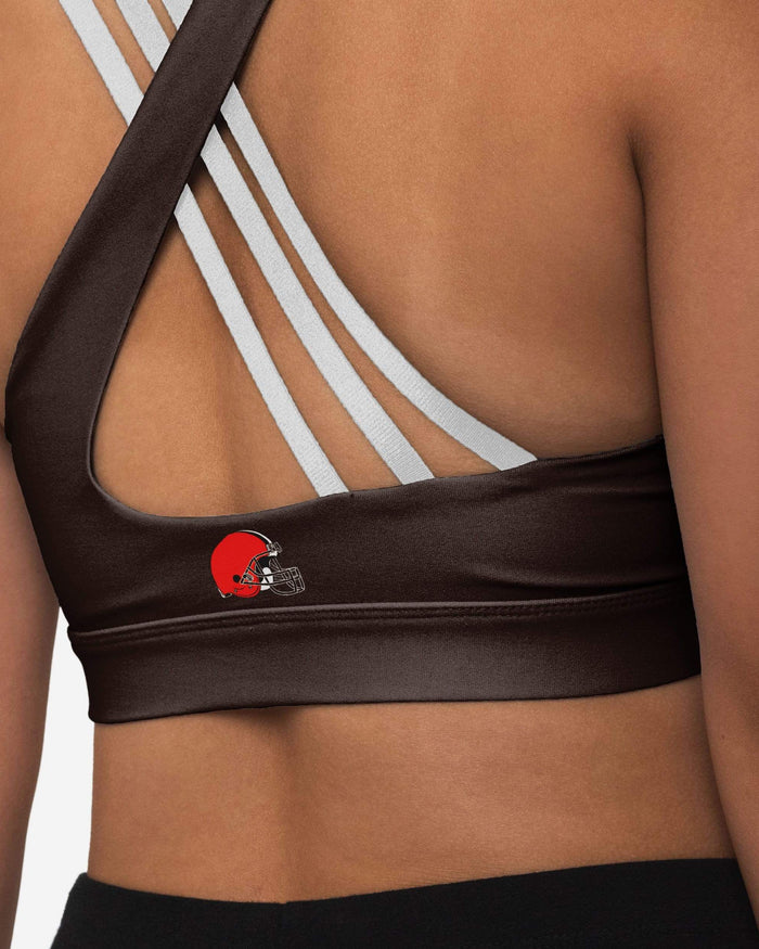 Cleveland Browns Womens Free Fan Sports Bra FOCO - FOCO.com