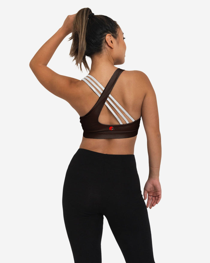 Cleveland Browns Womens Free Fan Sports Bra FOCO - FOCO.com