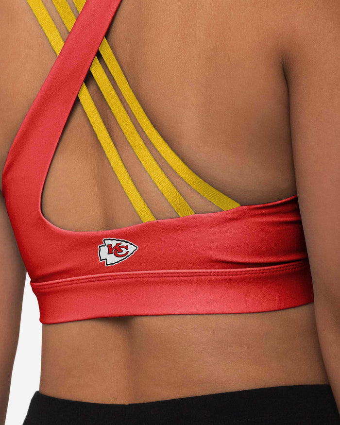 Kansas City Chiefs Womens Free Fan Sports Bra FOCO - FOCO.com