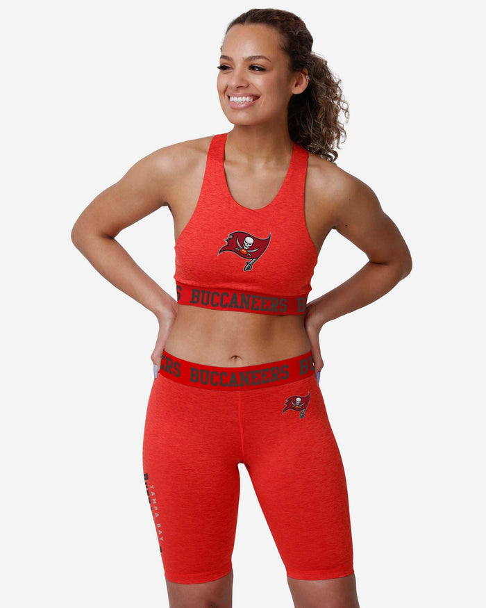 Tampa Bay Buccaneers Womens Team Color Static Sports Bra FOCO - FOCO.com