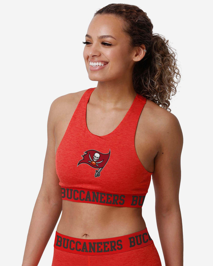 Tampa Bay Buccaneers Womens Team Color Static Sports Bra FOCO S - FOCO.com