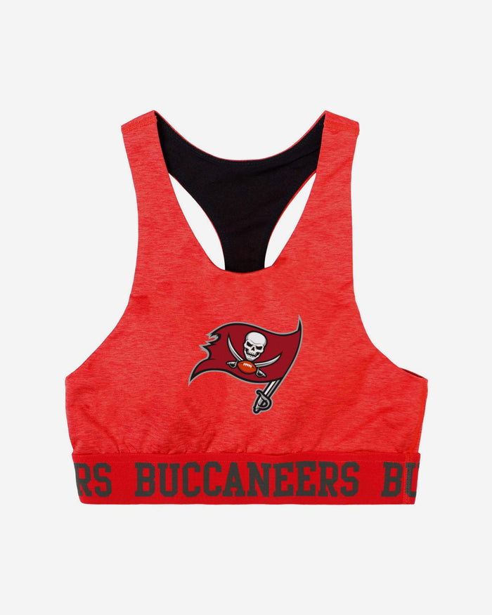 Tampa Bay Buccaneers Womens Team Color Static Sports Bra FOCO - FOCO.com