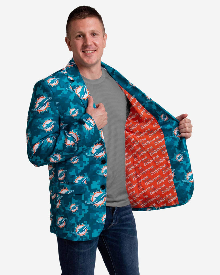 Miami Dolphins Digital Camo Suit Jacket FOCO - FOCO.com