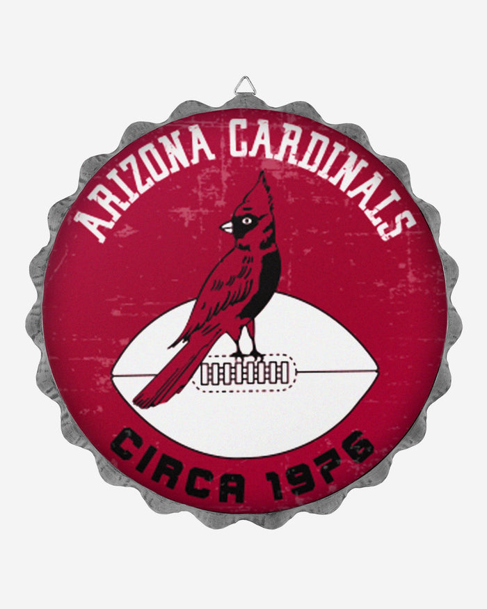 Arizona Cardinals Retro Bottle Cap Wall Sign FOCO - FOCO.com