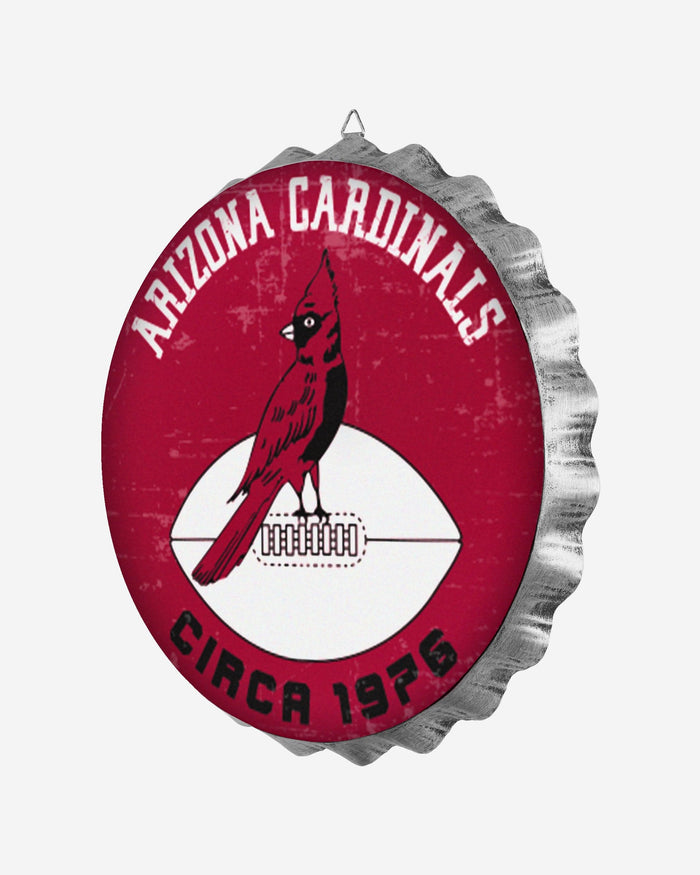 Arizona Cardinals Retro Bottle Cap Wall Sign FOCO - FOCO.com