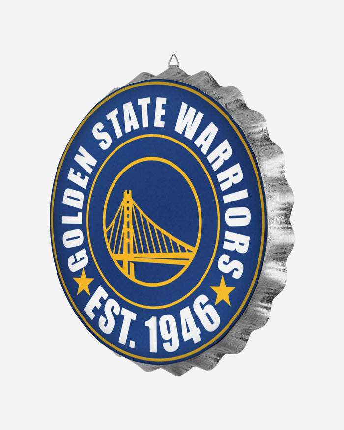 Golden State Warriors Bottle Cap Wall Sign FOCO - FOCO.com