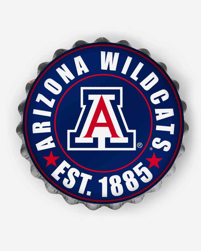 Arizona Wildcats Bottle Cap Wall Sign FOCO - FOCO.com