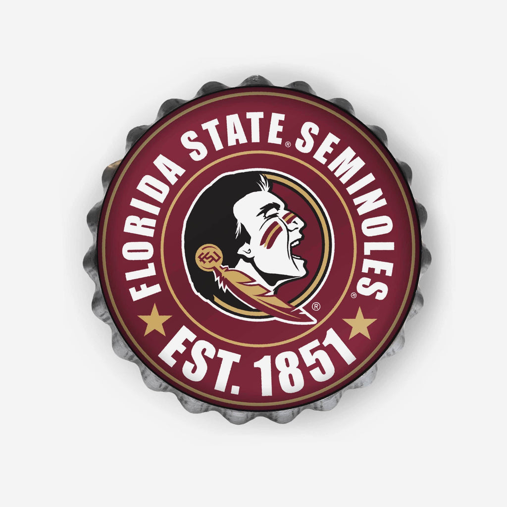 Florida State Seminoles Bottle Cap Wall Sign FOCO - FOCO.com