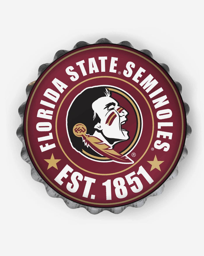 Florida State Seminoles Bottle Cap Wall Sign FOCO - FOCO.com