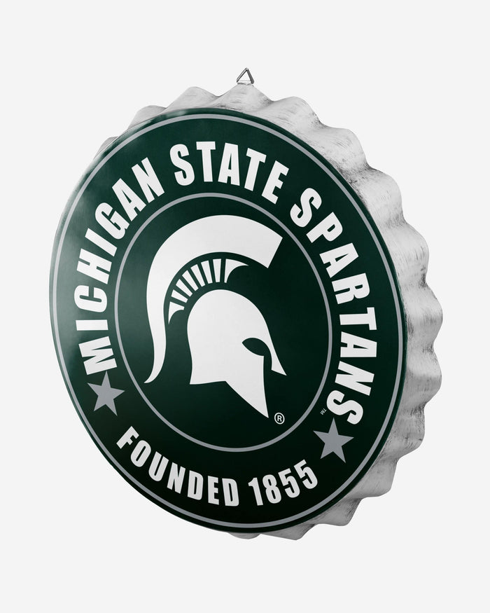 Michigan State Spartans Bottle Cap Wall Sign FOCO - FOCO.com