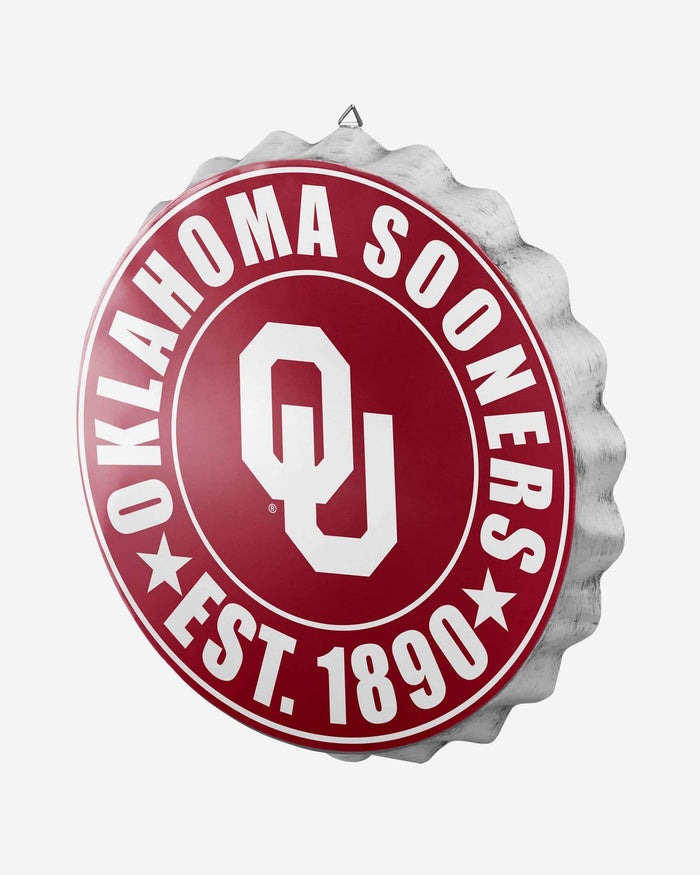 Oklahoma Sooners Bottle Cap Wall Sign FOCO - FOCO.com