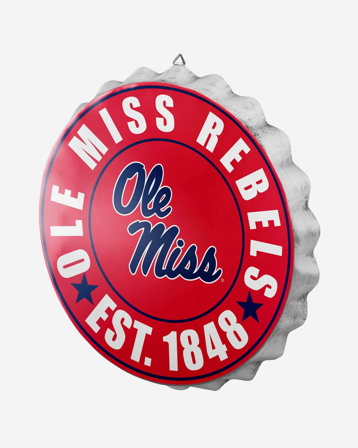 Ole Miss Rebels Bottle Cap Wall Sign FOCO - FOCO.com