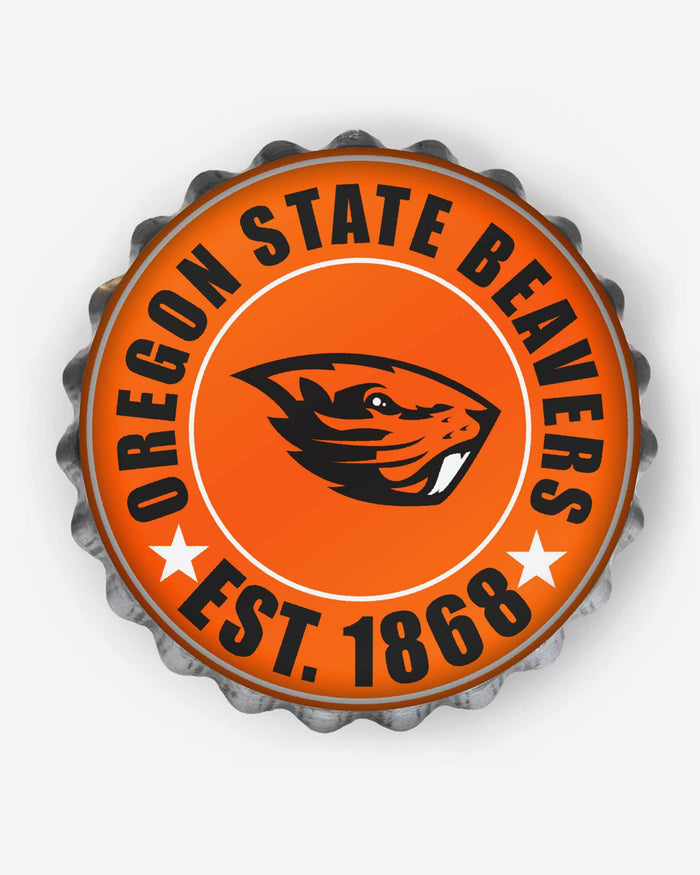 Oregon State Beavers Bottle Cap Wall Sign FOCO - FOCO.com