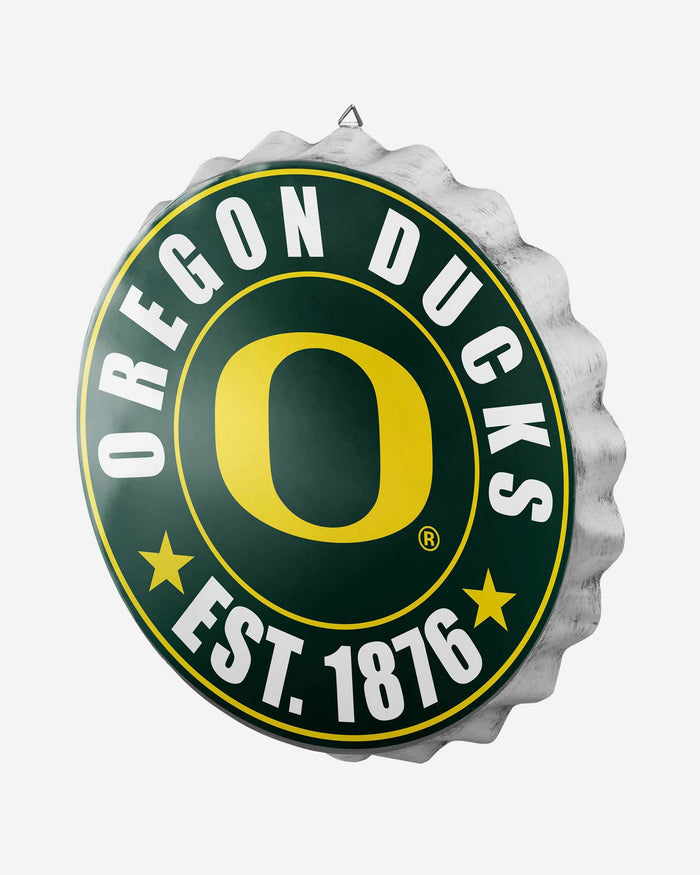 Oregon Ducks Bottle Cap Wall Sign FOCO - FOCO.com