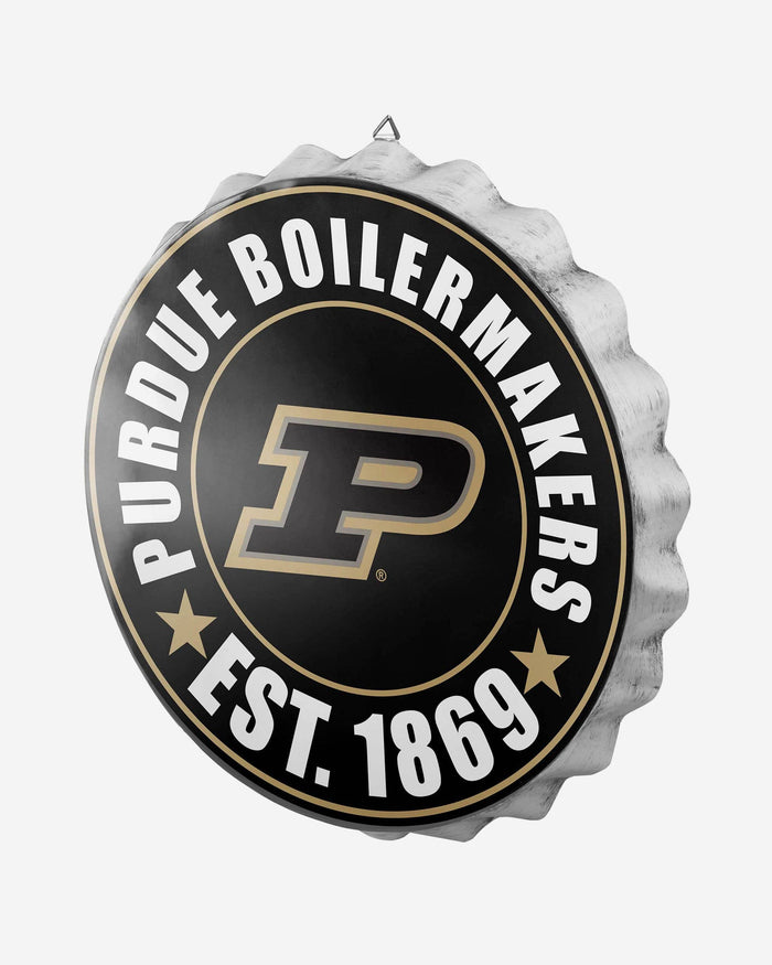 Purdue Boilermakers Bottle Cap Wall Sign FOCO - FOCO.com