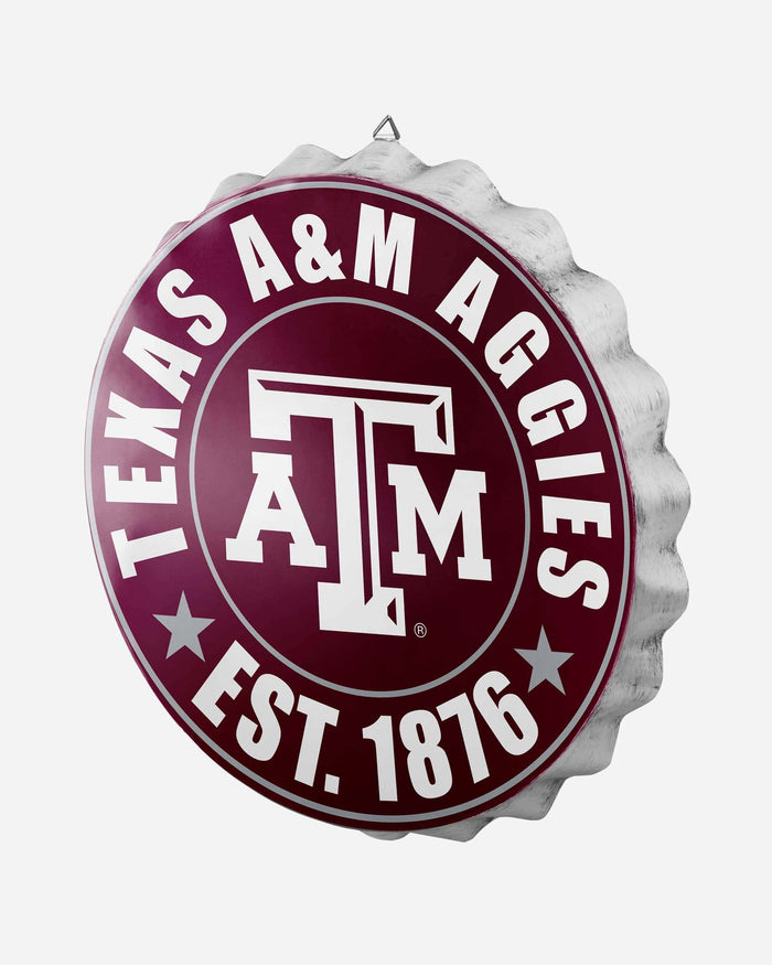 Texas A&M Aggies Bottle Cap Wall Sign FOCO - FOCO.com