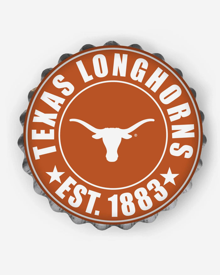 Texas Longhorns Bottle Cap Wall Sign FOCO - FOCO.com