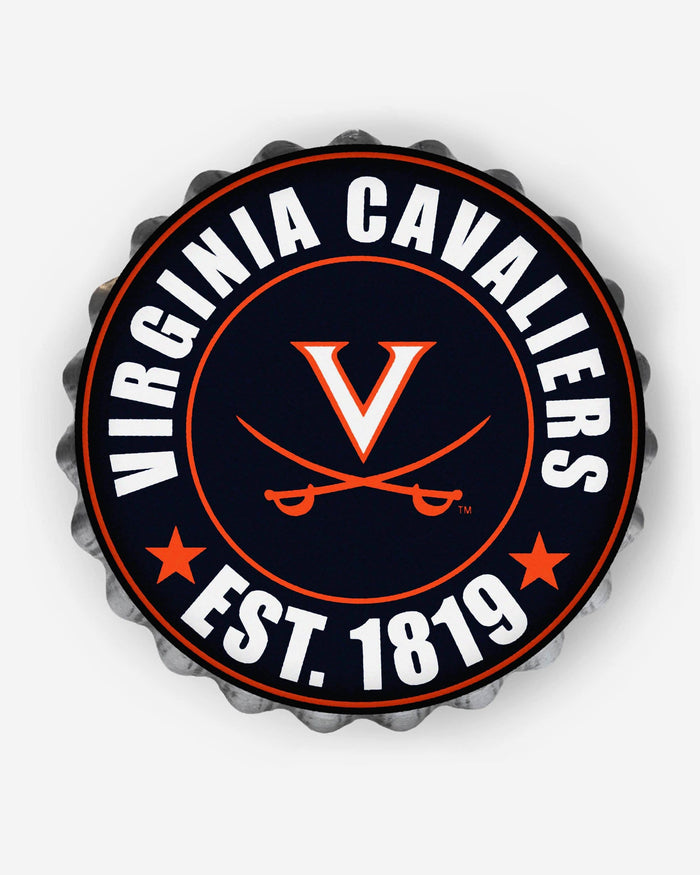 Virginia Cavaliers Bottle Cap Wall Sign FOCO - FOCO.com