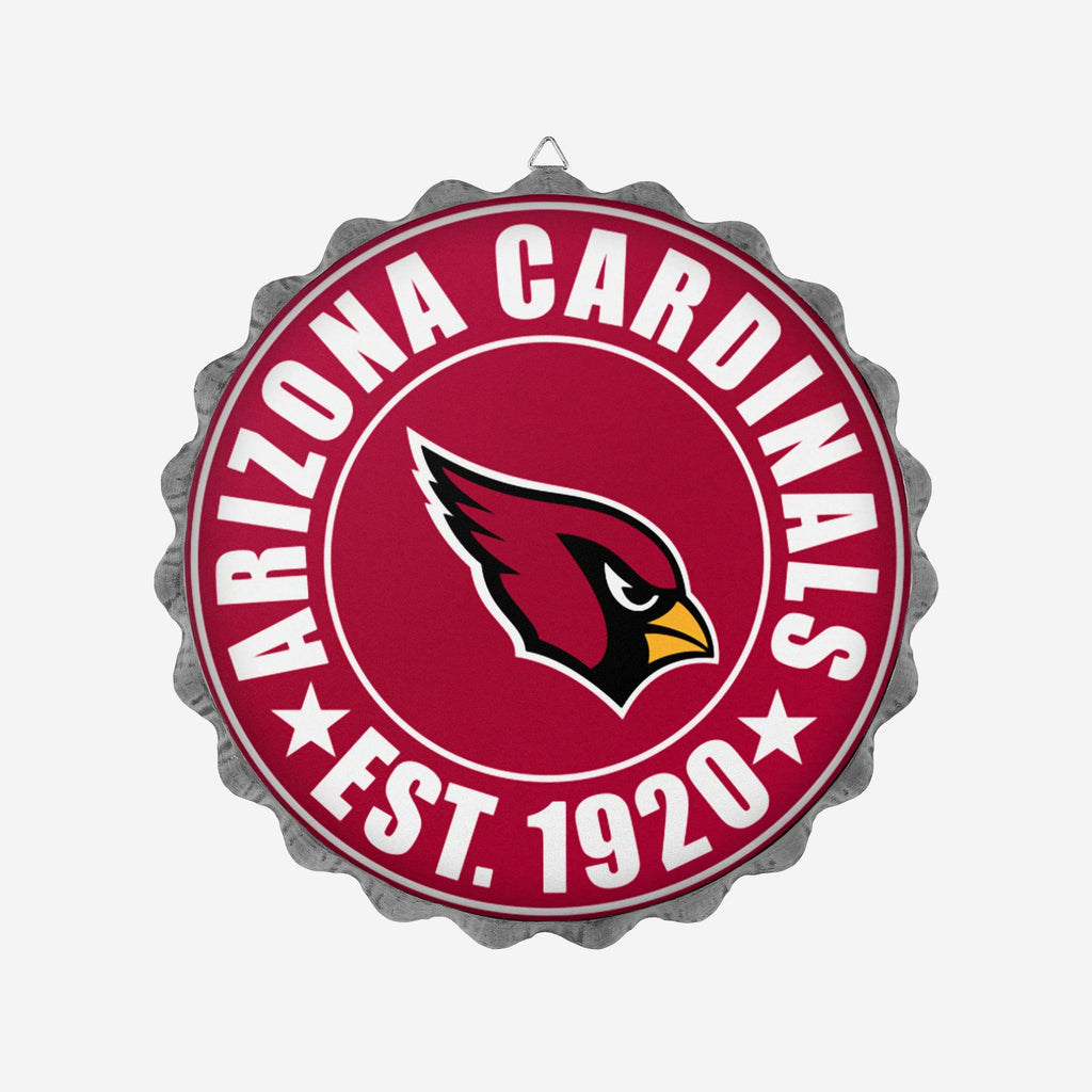 Arizona Cardinals Bottle Cap Wall Sign FOCO - FOCO.com