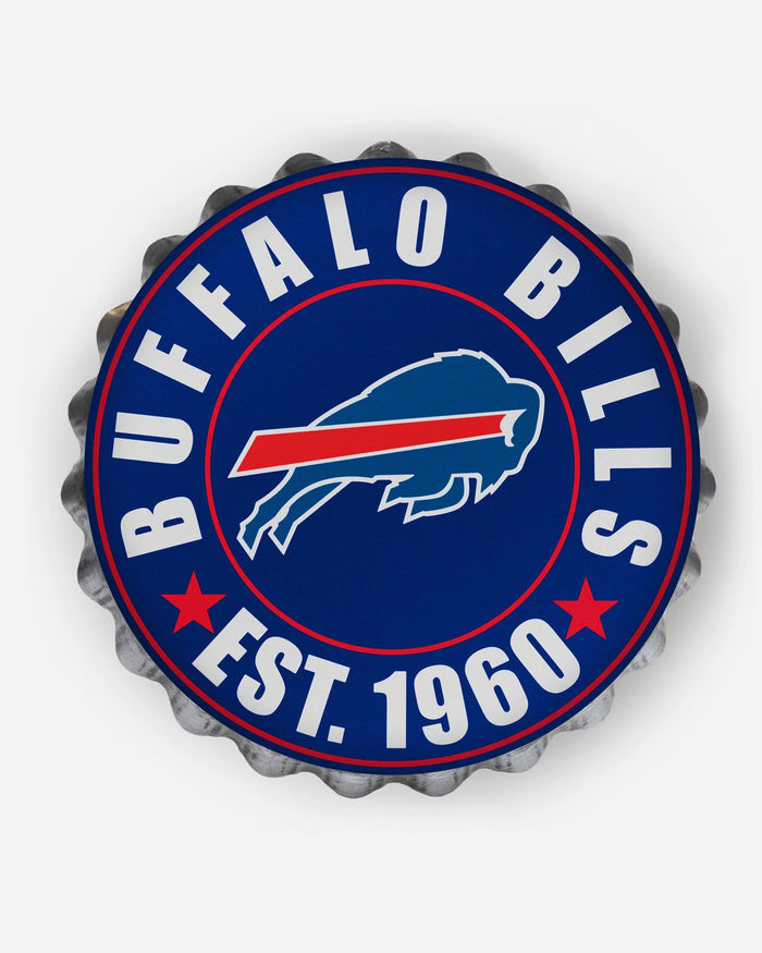 Buffalo Bills Bottle Cap Wall Sign FOCO - FOCO.com