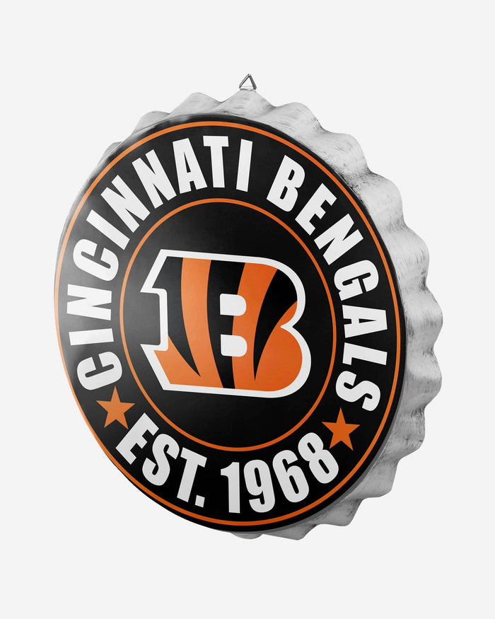 Cincinnati Bengals Bottle Cap Wall Sign FOCO - FOCO.com