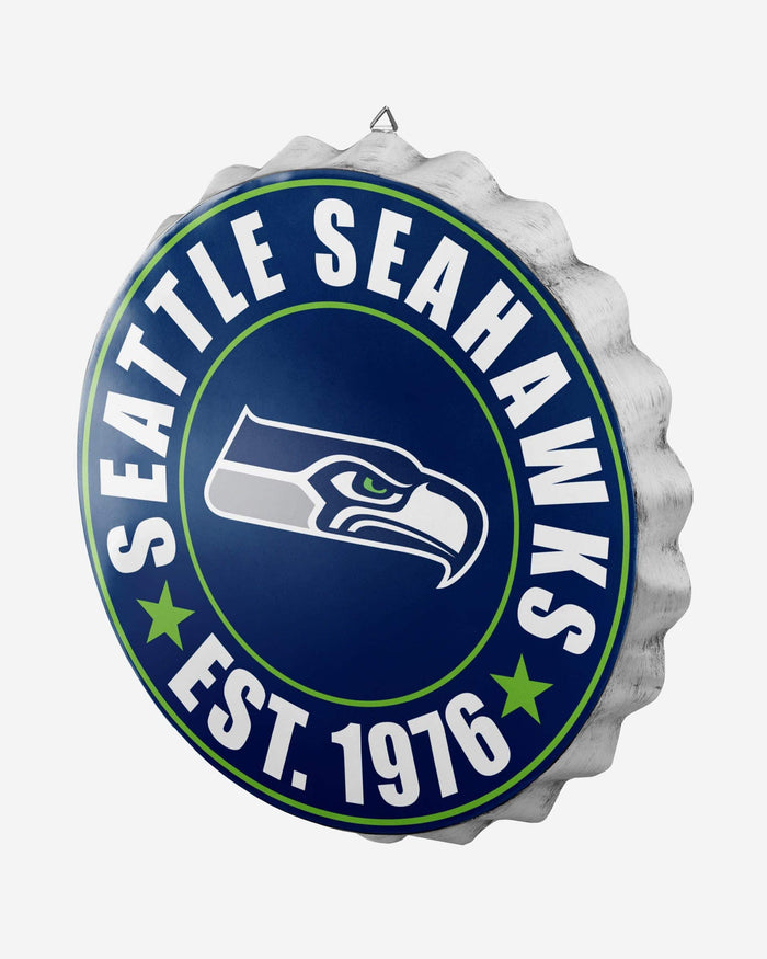 Seattle Seahawks Bottle Cap Wall Sign FOCO - FOCO.com