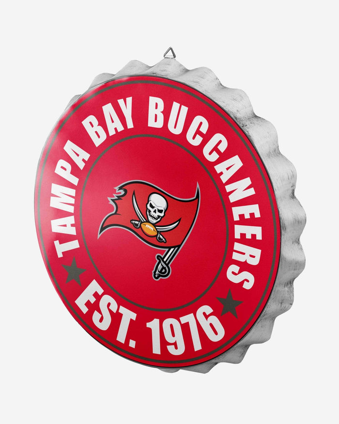 Tampa Bay Buccaneers Bottle Cap Wall Sign FOCO - FOCO.com