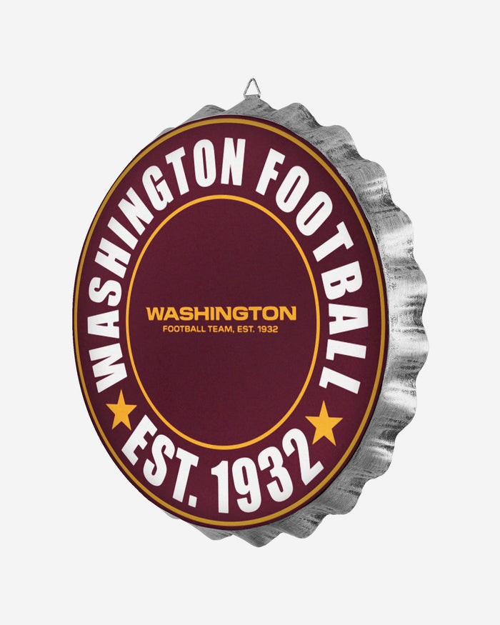 Washington Commanders Original Bottle Cap Wall Sign FOCO - FOCO.com