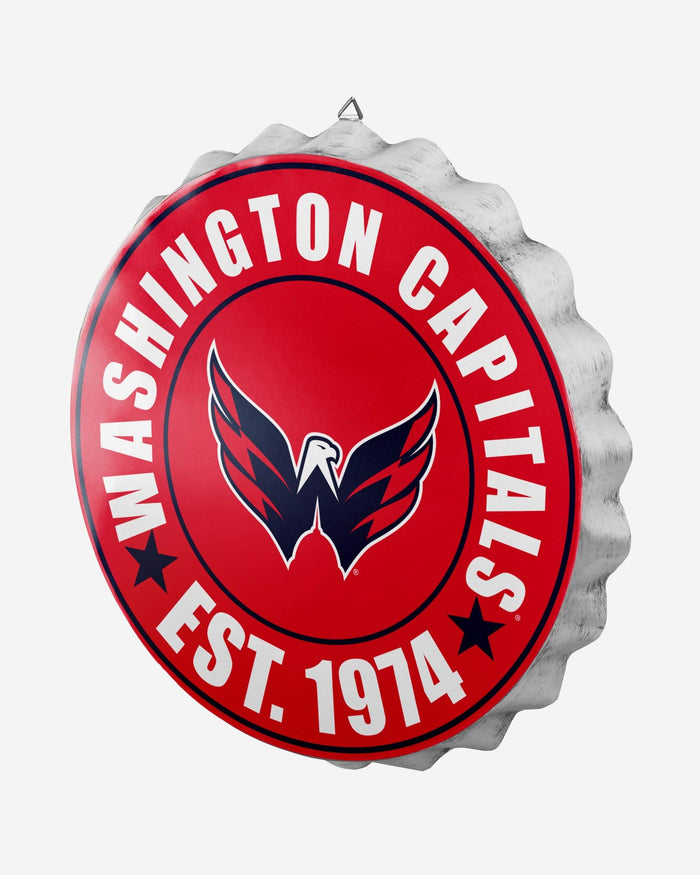 Washington Capitals Bottle Cap Wall Sign FOCO - FOCO.com