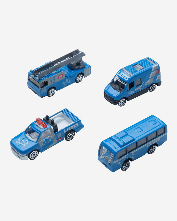 Detroit Lions Die Cast Cars 4 Pack FOCO - FOCO.com