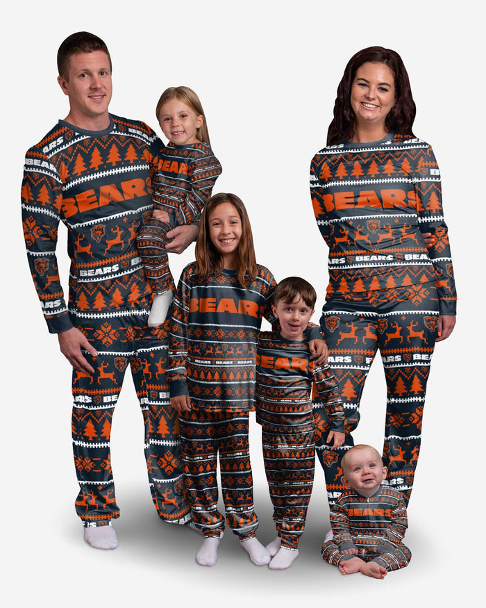 Chicago Bears Family Holiday Pajamas FOCO - FOCO.com