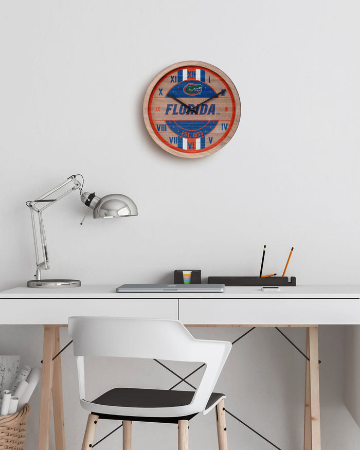 Florida Gators Barrel Wall Clock FOCO - FOCO.com