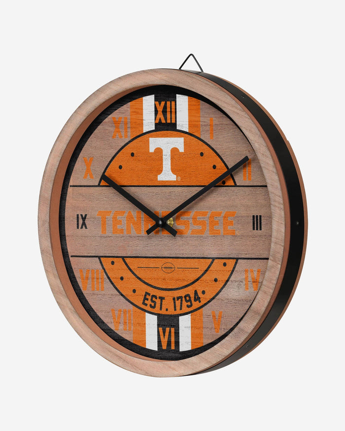 Tennessee Volunteers Barrel Wall Clock FOCO - FOCO.com