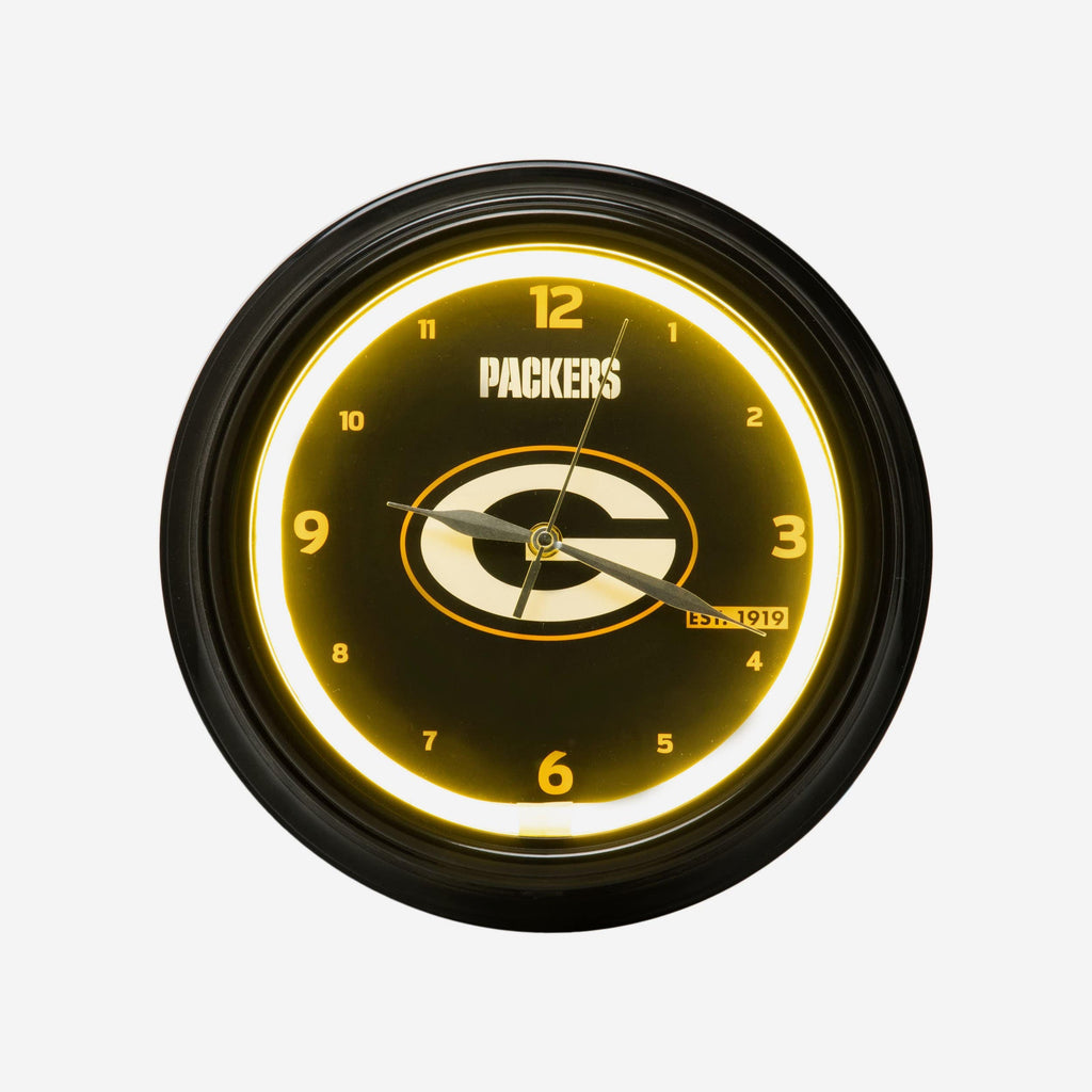 Green Bay Packers LED Gametime Clock FOCO - FOCO.com
