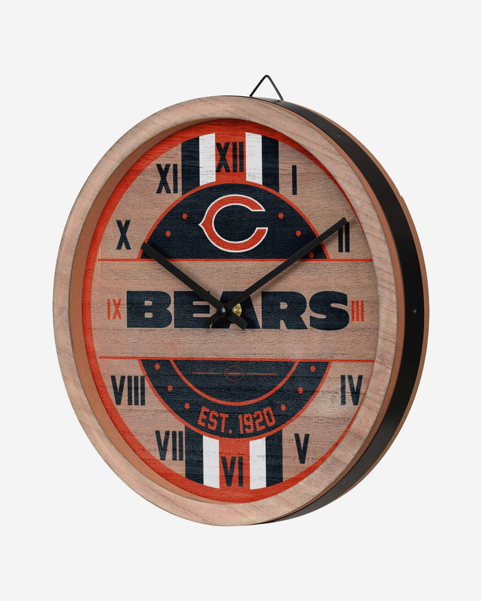 Chicago Bears Barrel Wall Clock FOCO - FOCO.com