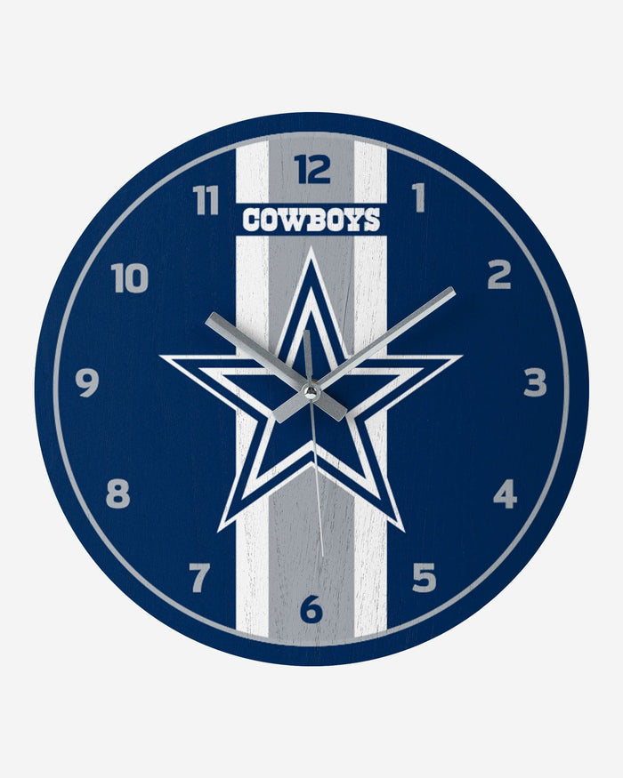 Dallas Cowboys Team Stripe Clock FOCO - FOCO.com