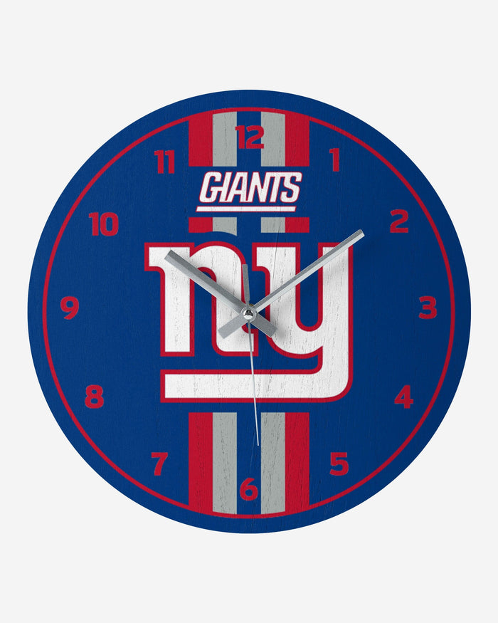 New York Giants Team Stripe Clock FOCO - FOCO.com