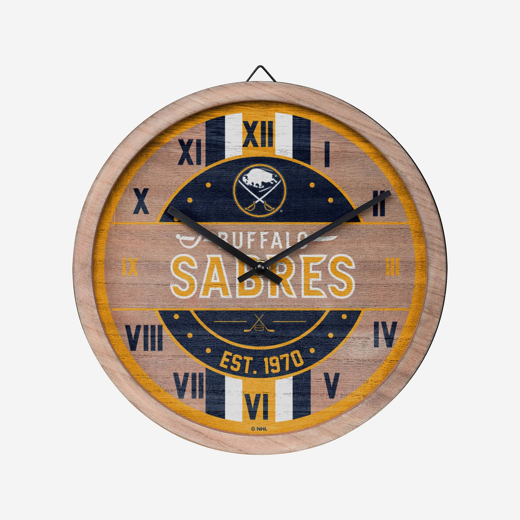 Buffalo Sabres Barrel Wall Clock FOCO - FOCO.com