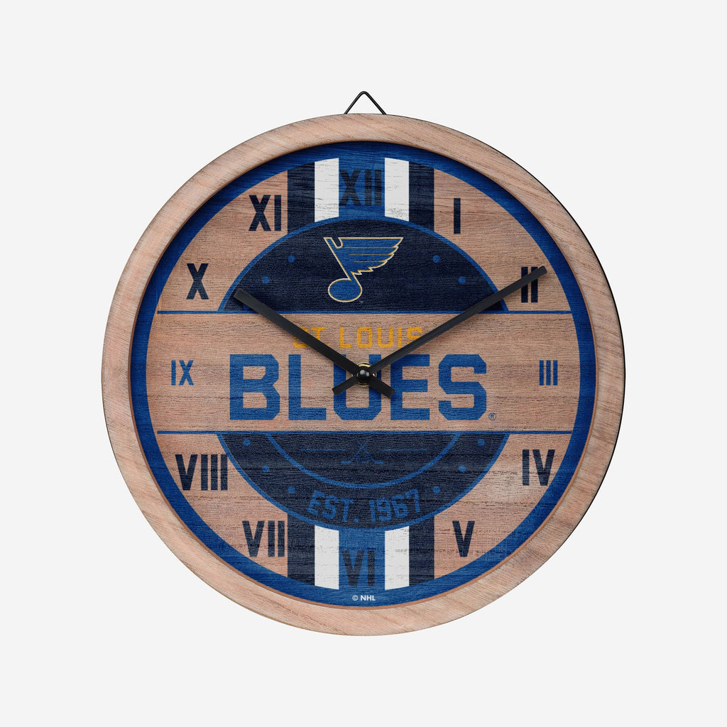 St Louis Blues Barrel Wall Clock FOCO - FOCO.com