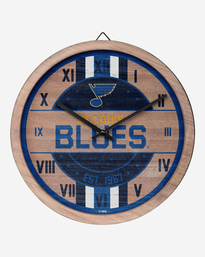 St Louis Blues Barrel Wall Clock FOCO - FOCO.com