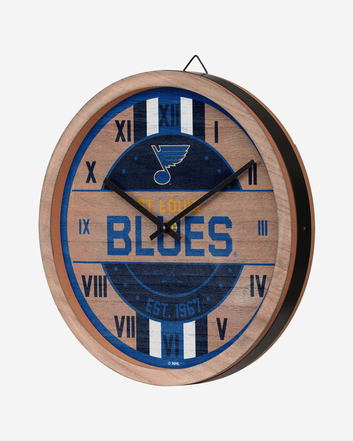 St Louis Blues Barrel Wall Clock FOCO - FOCO.com