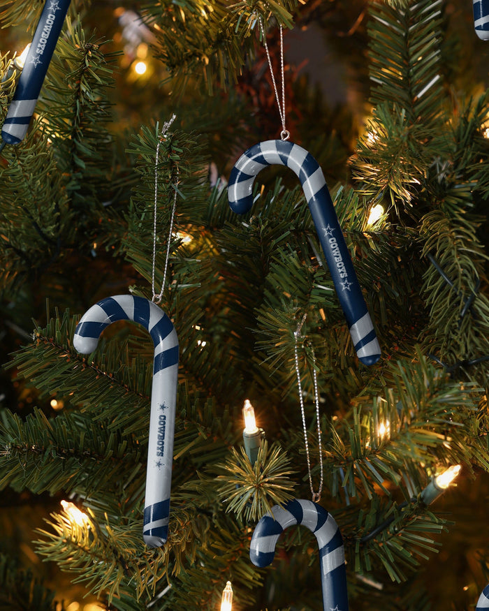 Dallas Cowboys 12 Pack Candy Cane Ornament Set FOCO - FOCO.com