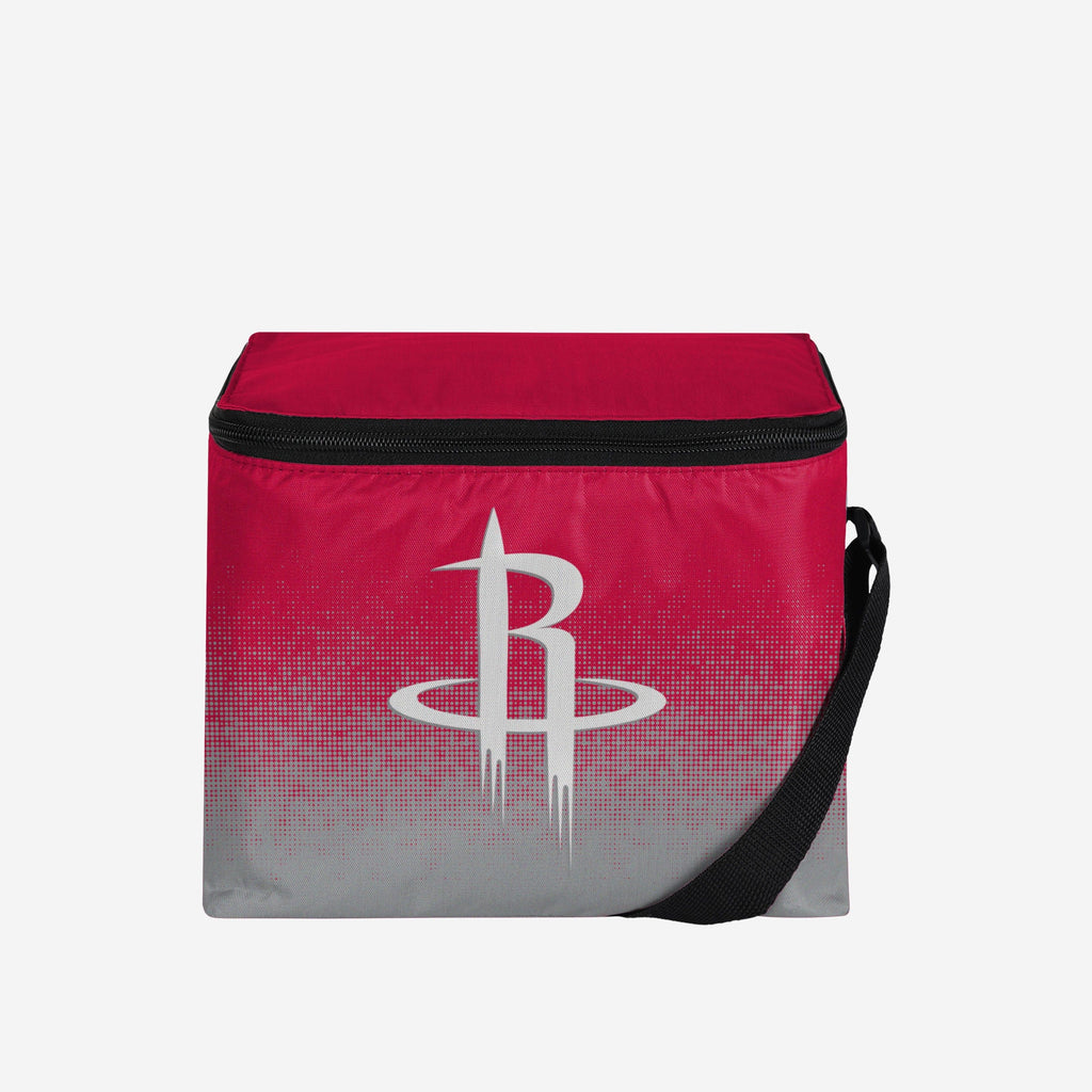 Houston Rockets Gradient Big Logo Gradient 6 Pack Cooler FOCO - FOCO.com