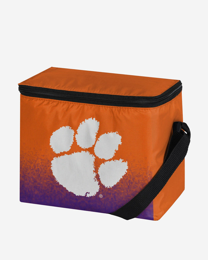 Clemson Tigers Big Logo Gradient 6 Pack Cooler FOCO - FOCO.com