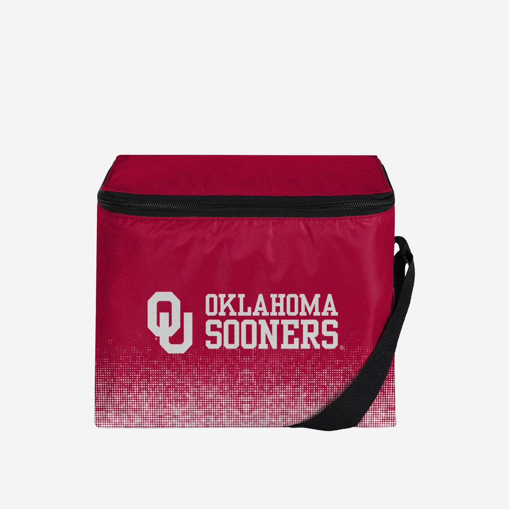 Oklahoma Sooners Big Logo Gradient 6 Pack Cooler FOCO - FOCO.com